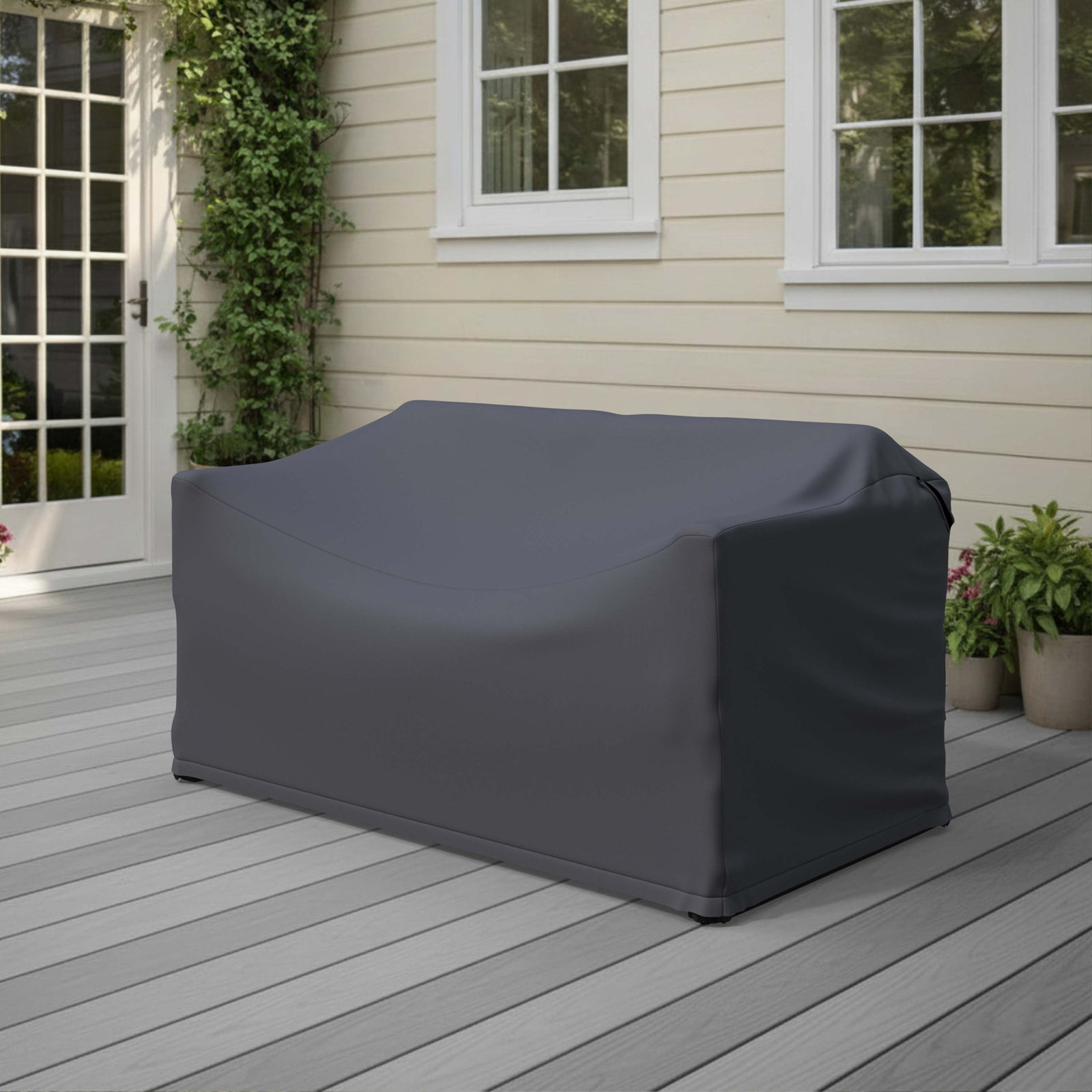 Smith 57" Outdoor Loveseat Cover