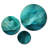 Turquoise Tranquility V - Abstract Landscape Living Room Set