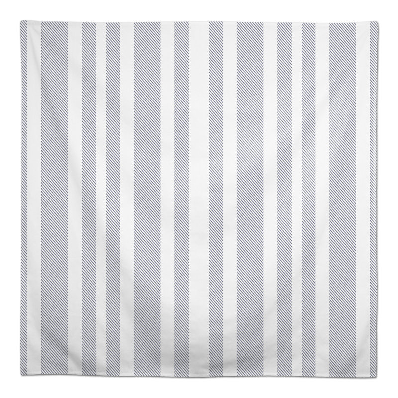 Aylaa Striped Polyester Tablecloth, 58" L x 58" W