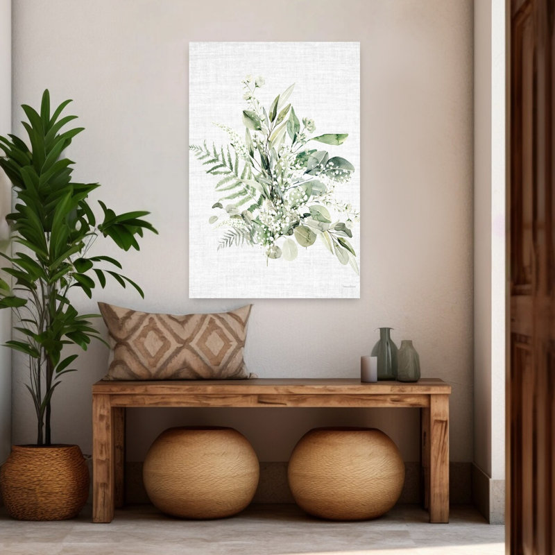 Leafy Retreat 8, art naturel contemporain, H 48 po x l 32 po