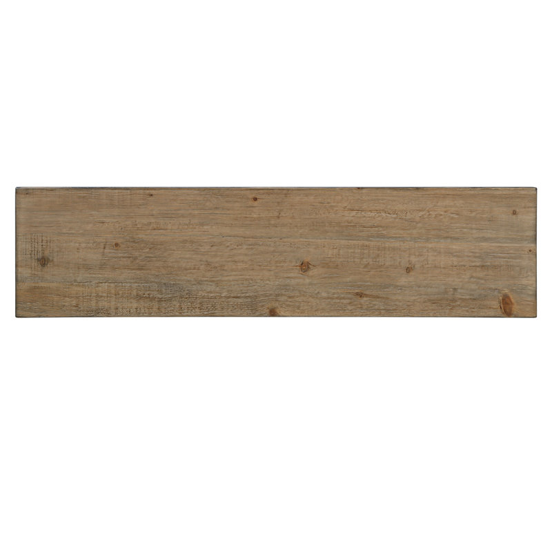 Amalfi 63'' W Solid Wood Console Table, Antique Black