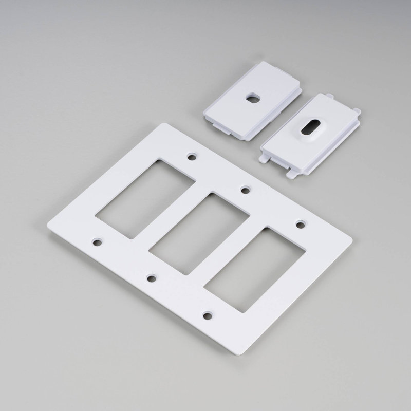 3G Plate / Non-Logo, White