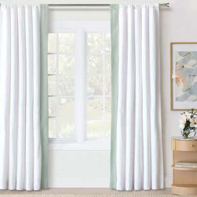 Camille 100% Cotton Room Darkening Curtain