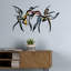 Accessoire mural décoratif en métal, 38,2 po x 22,2 po | Métal durable (0,05 po d'épaisseur) et bois (0,12 po d'épaisseur) | Design moderne pour la décoration intérieure, le salon et le bureau | Pièce d'art murale élégante et fonctionnelle