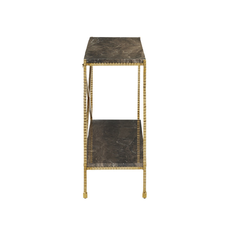 Flying Gold Stone Console Table