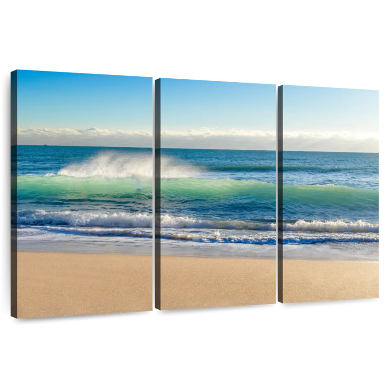 Nicci, la vague à la plage, Miami, Floride, H 20 po x l 33 po