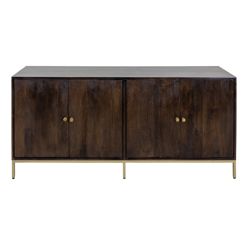 Armoire 4 portes en bois de manguier Bulwell