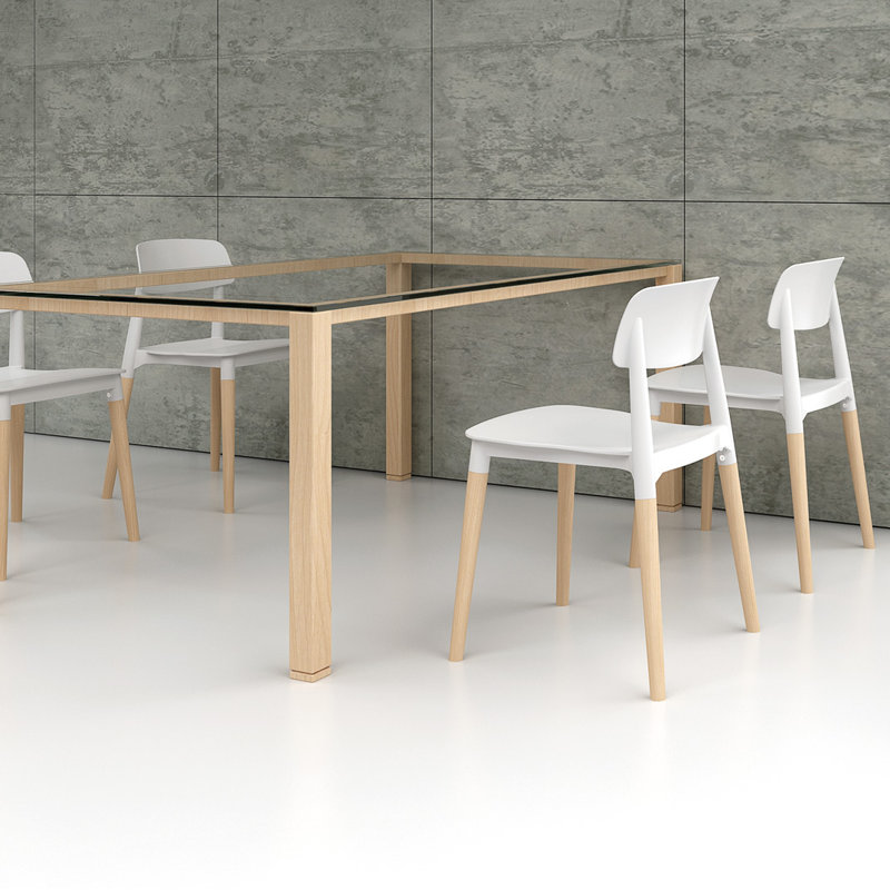 Jago 17.7'' H Side Chair, White, 2