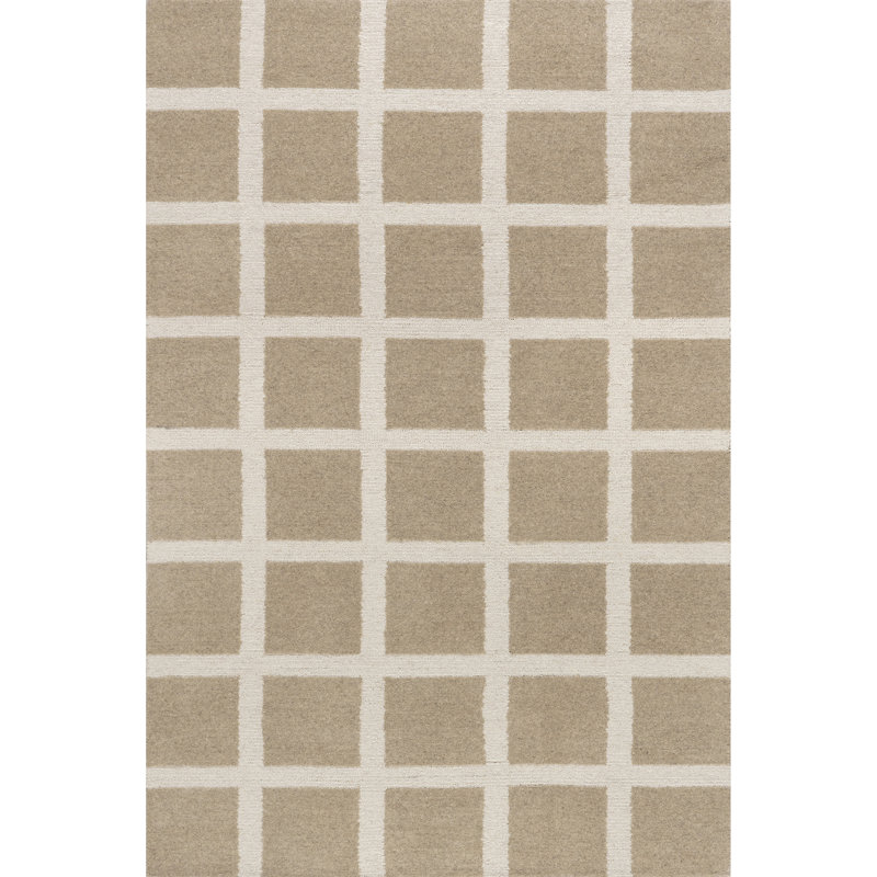  Nepenthe Checked Wool Area Rug, Rectangle 8'6" x 11'6"