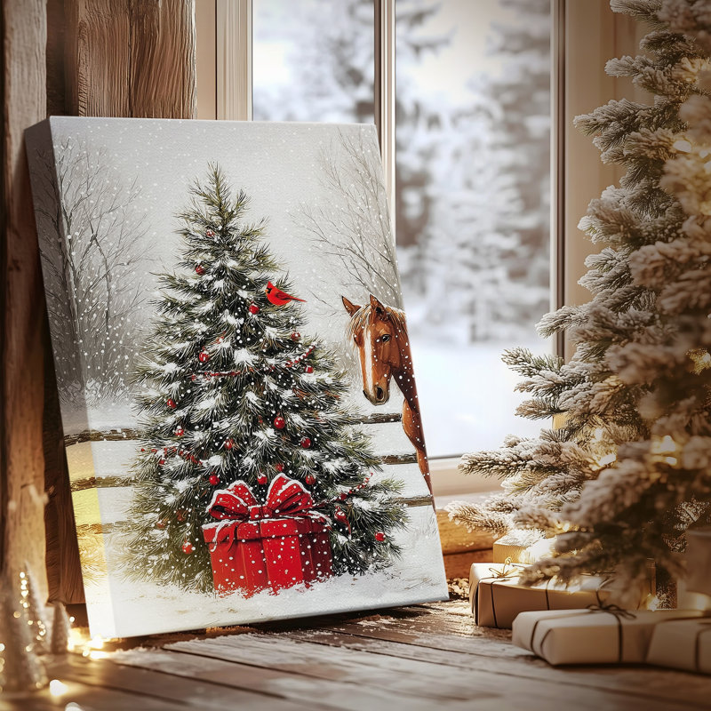 Twilight of Frostlit Icicles-Premium Gallery Wrapped Canvas, 60" H x 40" W