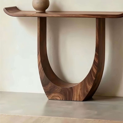 Console en bois massif de style ancien