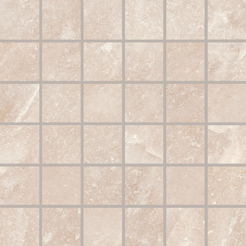 Mosaïque de l'Himalaya 2X2 mosaïque rose mat, Rose