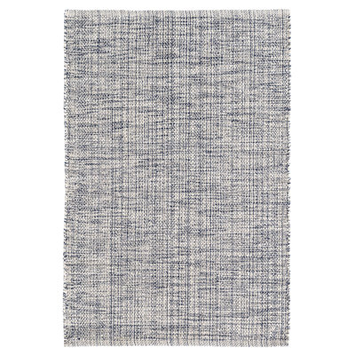 Marled Indigo Handwoven Cotton Rug
