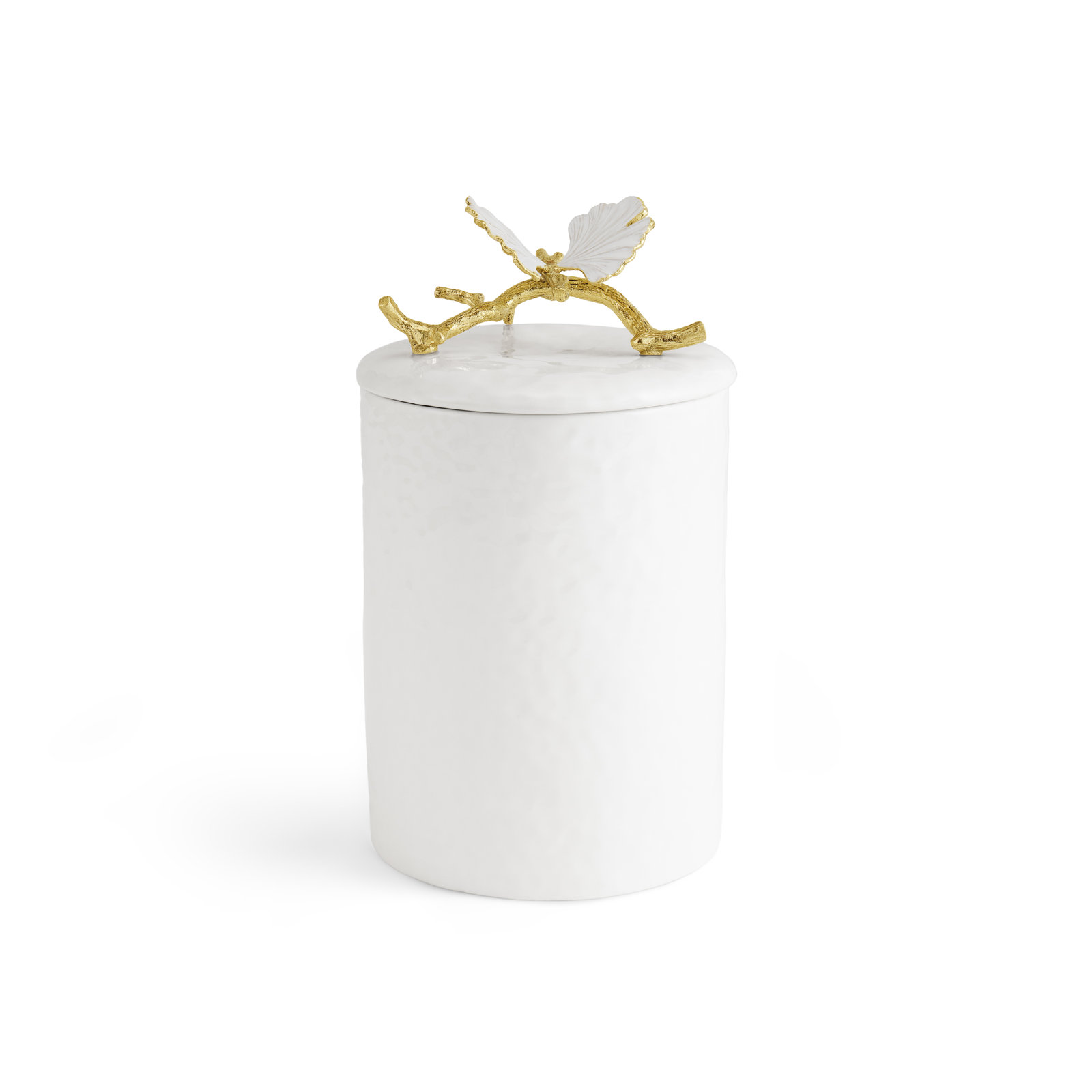 Butterfly Ginkgo Gold Porcelain Canister - Thumbnail 2