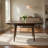 Coly Dining Table With Butterfly Leaf 48-65 Inch Round, Maple Brown