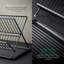 Swan SKWA5071BLK Stealth 15 Plate Collapsible Dish Rack with Removable Drip Tray, Space Saving Two Tier Design, Iron Body, Black