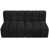 Tissu bouclé noir