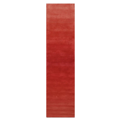 Tapis dégradé en laine corail LoomBloom