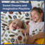 Ensemble de draps pour enfants, literie en microfibre douce, confortable et respirante, draps faciles d'entretien-106537223-106537221