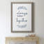 «Always Together», art textuel sur toile-61336350-61336344