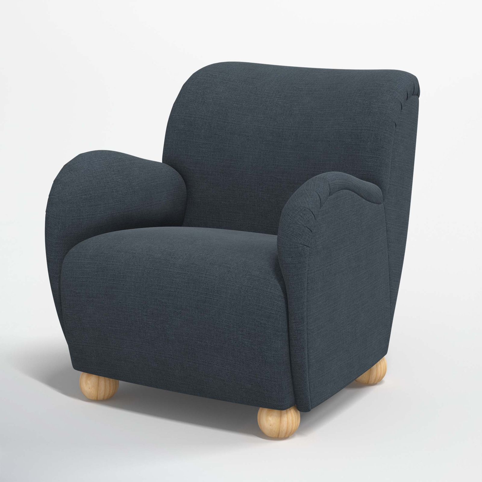 Cowen Armchair, Classic Navy Linen