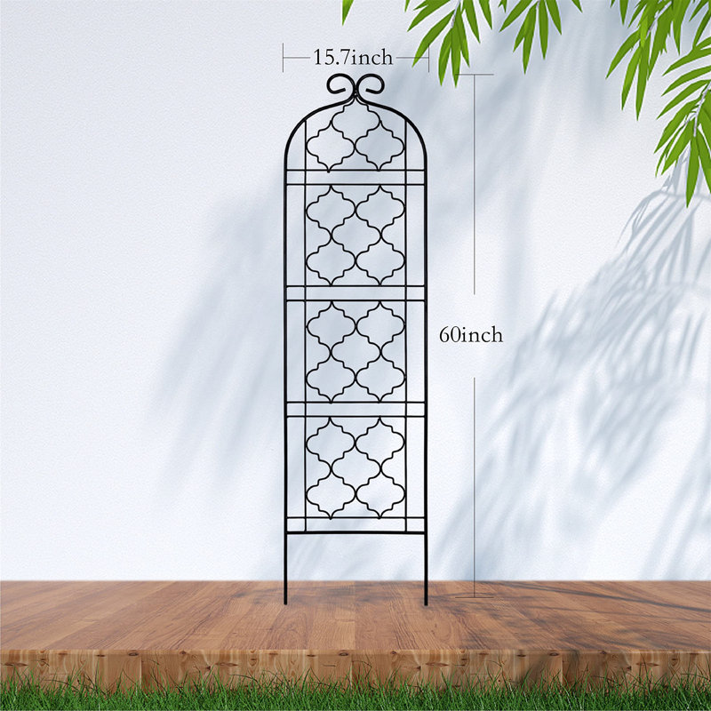 152.4cm H x 40.6cm W Metal Gothic
