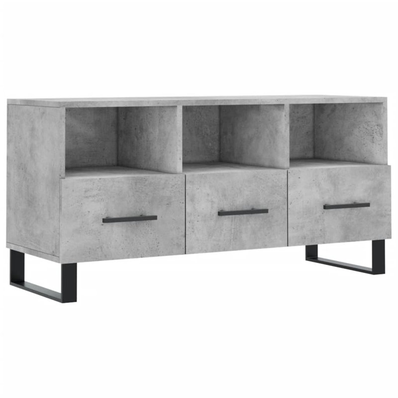 Melinson TV Cabinet 102x36x50 cm Engineered Wood, Concrete Grey