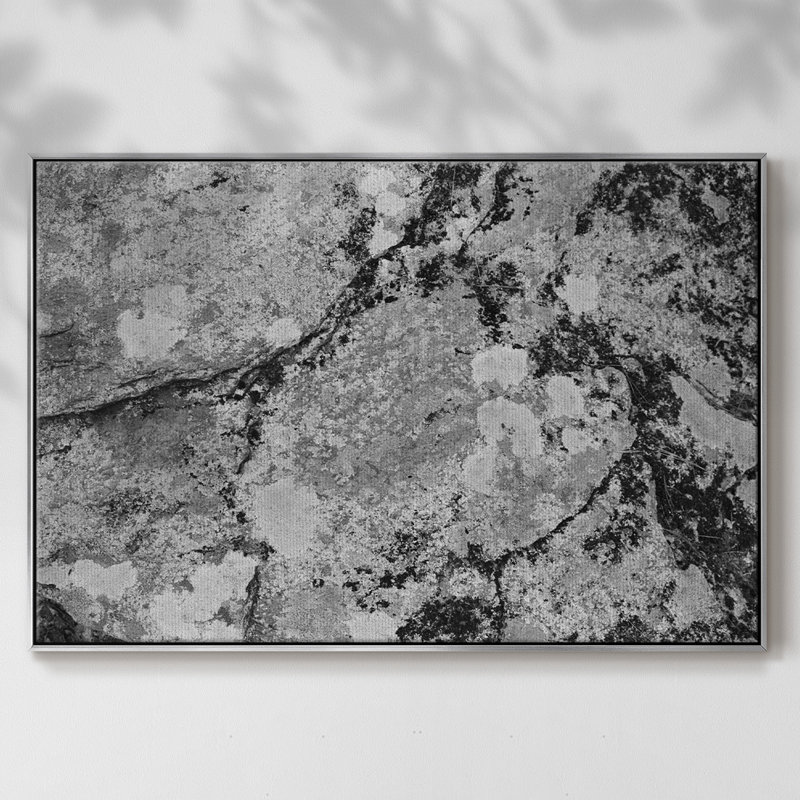 Found Textures III - Toile encadrée de qualité supérieure - prête à être accrochée, H 27 po x l 41 po x P 2 po