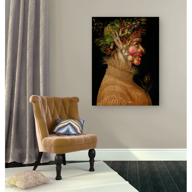 Summer by Giuseppe Arcimboldo - Wrapped Canvas Painting, 100cm H x 70cm W x 4cm D