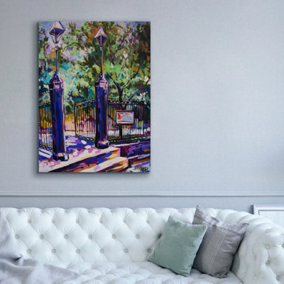  'New Orleans Jakson Square Gate' by ADEL Canvas Wall Art, 40" x 54"
