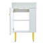 Meuble-lavabo blanc 21,6 po