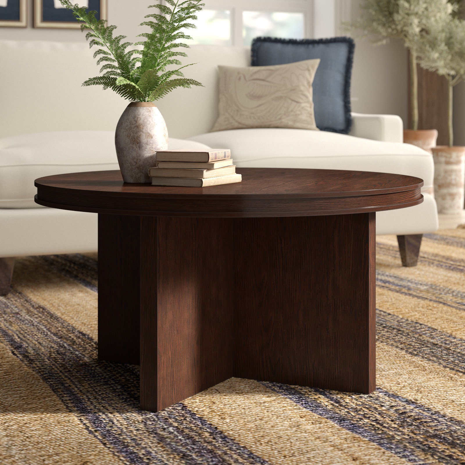 Southampton 35" Coffee Table, Brown