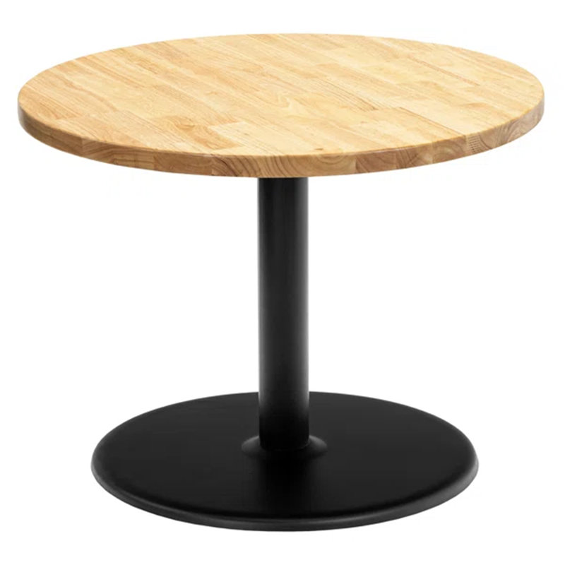 Ensemble de table ronde 36 "avec chaises, Naturel, Vert / noir