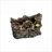 Fountains | 14.1" Rustic Tree Trunk Outdoor Fountain for Garden Patio, Adjustable Pump, No Assembly | Tan Brown | Concrete / Cement