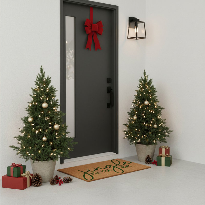 Paillasson vert 17 "x 29", L 17 po x L 29 po, Vert