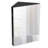 Eastbrook Corner Mount Framed 2 Door Medicine Cabinet with Mirror-2087190562