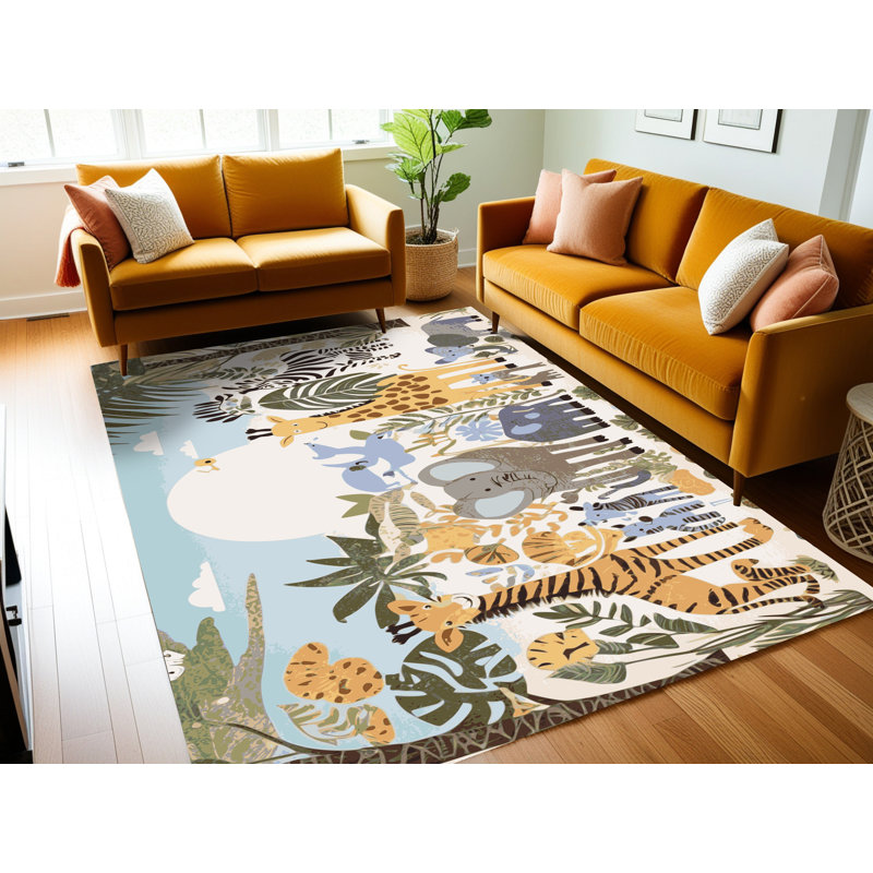 Tapis lavable Indigo, Rectangulaire 8 pi x 12 pi