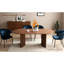 Table de salle à manger en teinte noyer - pour les espaces confinés, bureau Mid-Century Elegance, matériau, look moderne