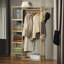 Alisanne Rayon Clothes Rack Garment Rail Bamboo Open Wardrobe Free-Standing Clothing Rail