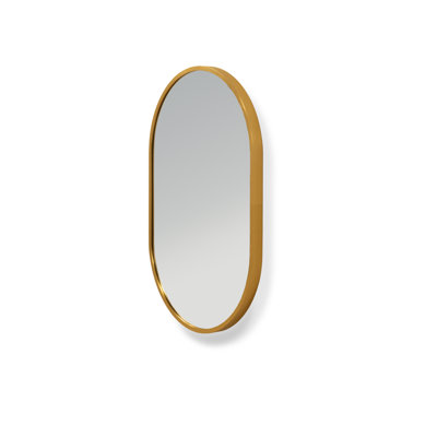 Nickalls Capsule Metal Wall Mirror