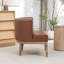 Fauteuil demi-tonneau rembourré Ezra-470063037