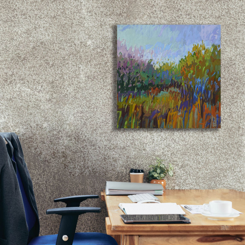 Art mural sur toile Wrought Studio ™ «Color Field 62» par Jane Schmidt, H 26 po x l 26 po x P 1,5 po