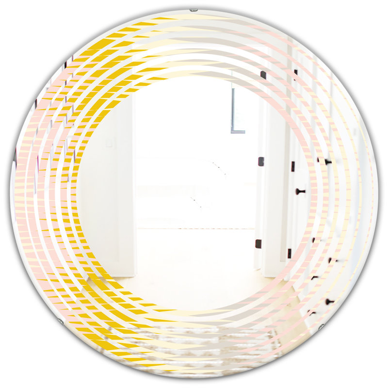 Miroir mural Wave, H 23,6 po x l 23,6 po