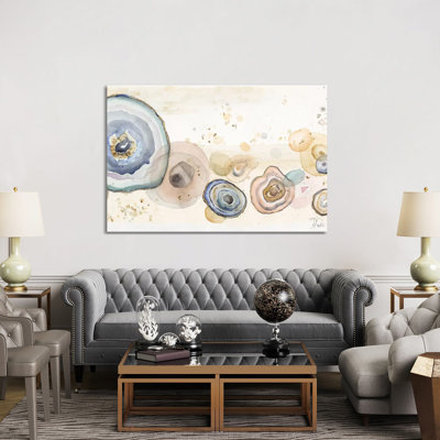 "Agates Flying Watercolor" par Patricia Pinto, reproduction d’art