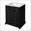 Meuble-lavabo 24 po avec tiroir et portes à fermeture douce, meuble de rangement moderne avec lavabo en céramique pour petits espaces-1486667983
