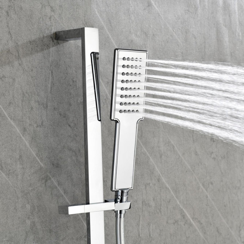 Wall Mounted Waterfall Shower System with Bodysprays