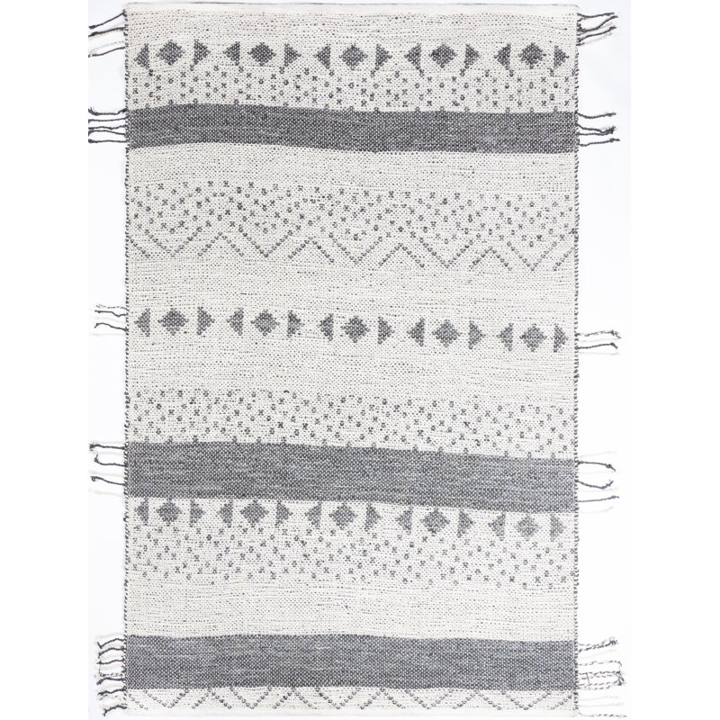 Stengel Geometric Indoor / Outdoor Rug, Rectangle 7'9" x 9'9"