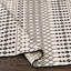 Tapis blanc / noir en coton tissé à la main Courtdale-1290787138