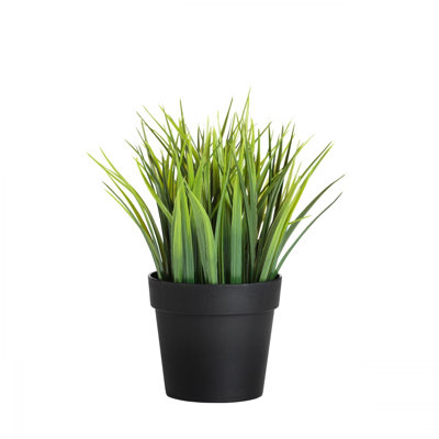 Cisneros Decorative Plastic Pot, Black & Green, 8.3 inches Height x 3.5 inches Upper Diameter x 2.4 inches Lower Diameter | Lightweight & Durable Design, Perfect for Indoor Plants & Home Décor, Versatile & Stylish