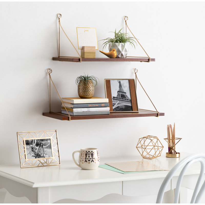 Deux tablettes à supports Doddington